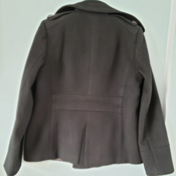 🖤 J. Crew classic black wool pea coat 🖤 - Picture 3 of 7